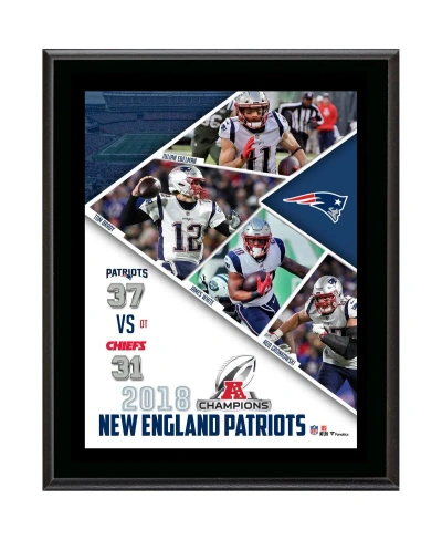 Fanatics Authentic New England Patriots 2018 Afc Champions 10.5'' X 13'' Sublimated Plaque In Multi