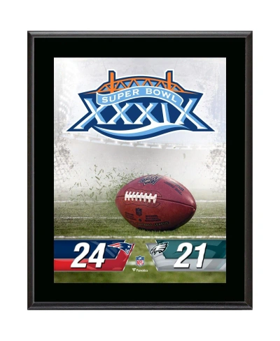 Fanatics Authentic New England Patriots Vs. Philadelphia Eagles Super Bowl Xxxix 10.5" X 13" Sublimated Plaque In Multi