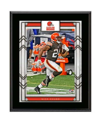 Fanatics Authentic Nick Chubb Cleveland Browns 10.5" X 13" Player Sublimated Plaque In Multi