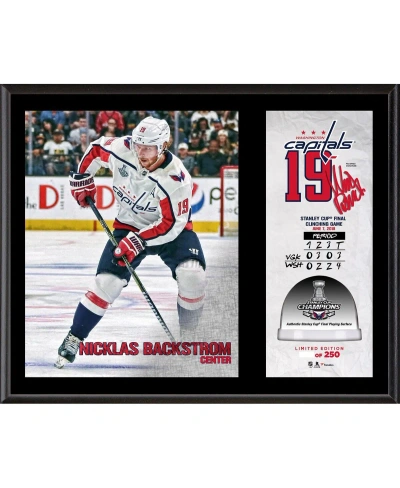 Fanatics Authentic Nicklas Backstrom Washington Capitals 2018 Stanley Cup Champions 12'' X 15'' Sublimated Plaque With In Multi