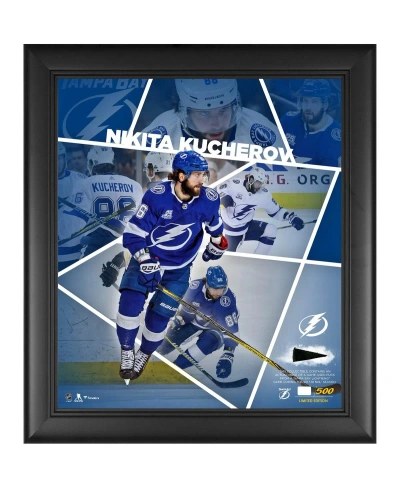 Fanatics Authentic Nikita Kucherov Tampa Bay Lightning Framed 15'' X 17'' Impact Player Collage With A Piece Of Game-us In Multi