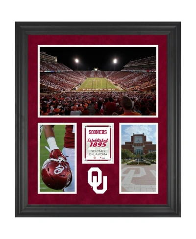 Fanatics Authentic Oklahoma Sooners Gaylord Family-oklahoma Memorial Stadium Framed 20'' X 24'' 3-opening Collage In Multi