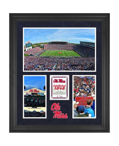 Fanatics Authentic Ole Miss Rebels Vaught-hemingway Stadium Framed 20" X 24" 3-opening Collage In Multi