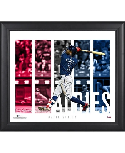 Fanatics Authentic Ozzie Albies Atlanta Braves Framed 15" X 17" Player Panel Collage In Multi