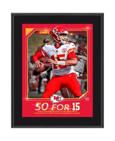 Fanatics Authentic Patrick Mahomes Kansas City Chiefs 10.5" X 13" 50 Touchdowns In A Season Sublimated Plaque In Multi