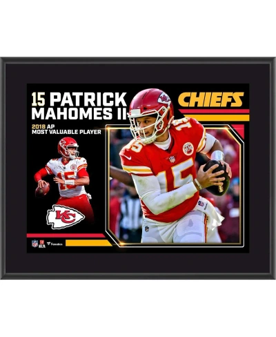 Fanatics Authentic Patrick Mahomes Kansas City Chiefs 2018 Nfl Mvp 10.5" X 13" Sublimated Plaque In Multi