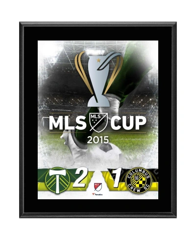 Fanatics Authentic Portland Timbers Vs. Columbus Crew 10.5'' X 13'' 2015 Mls Cup Sublimated Plaque In Multi