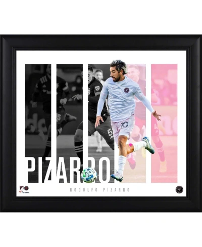 Fanatics Authentic Rodolfo Pizarro Inter Miami Cf Framed 15" X 17" Player Panel Collage In Multi