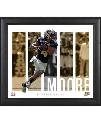 Fanatics Authentic Rondale Moore Purdue Boilermakers Framed 15" X 17" Player Panel Collage In Multi