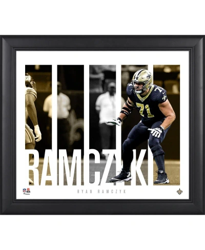 Fanatics Authentic Ryan Ramczyk New Orleans Saints Framed 15" X 17" Player Panel Collage In Multi