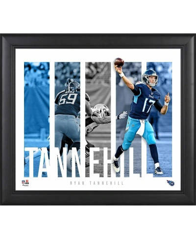 Fanatics Authentic Ryan Tannehill Tennessee Titans Framed 15" X 17" Player Panel Collage In Multi