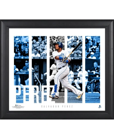 Fanatics Authentic Salvador Perez Kansas City Royals Framed 15" X 17" Player Panel Collage In Multi