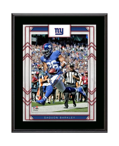 Fanatics Authentic Saquon Barkley New York Giants 10.5" X 13" Player Sublimated Plaque In Multi