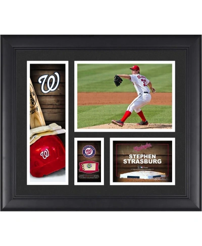 Fanatics Authentic Stephen Strasburg Washington Nationals Framed 15" X 17" Player Collage With A Piece Of Game-used Bal In Multi