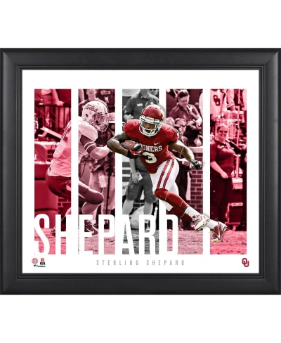 Fanatics Authentic Sterling Shepard Oklahoma Sooners Framed 15'' X 17'' Player Panel Collage In Multi