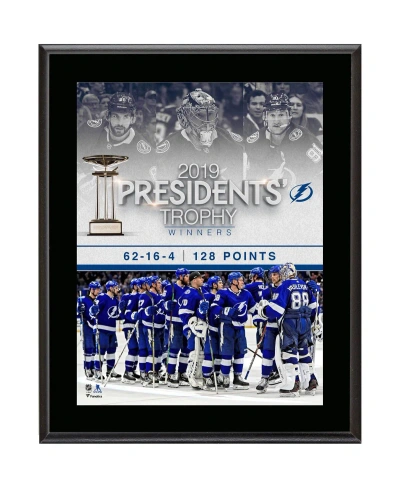 Fanatics Authentic Tampa Bay Lightning 10.5" X 13" 2018-19 Presidents' Trophy Winners Sublimated Plaque In Multi