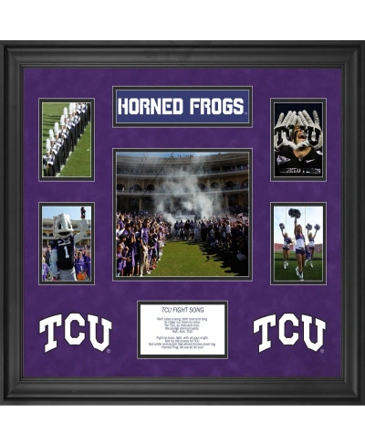 Fanatics Authentic Tcu Horned Frogs Framed 23'' X 27'' 5-photograph Collage In Multi