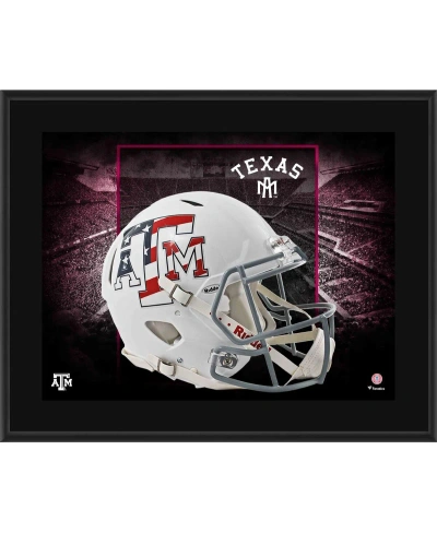 Fanatics Authentic Texas A&m Aggies 10.5" X 13" Stars And Stripes Alternate Helmet Sublimated Plaque In Multi