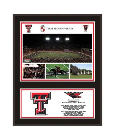 Fanatics Authentic Texas Tech Red Raiders 12" X 15" Sublimated Team Plaque In Multi
