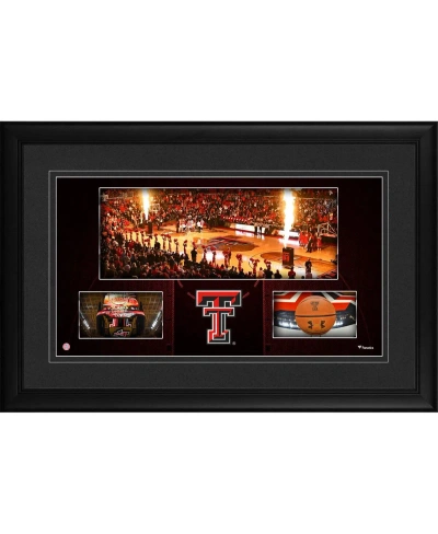 Fanatics Authentic Texas Tech Red Raiders Framed 10'' X 18'' United Supermarkets Arena Panoramic Collage In Multi