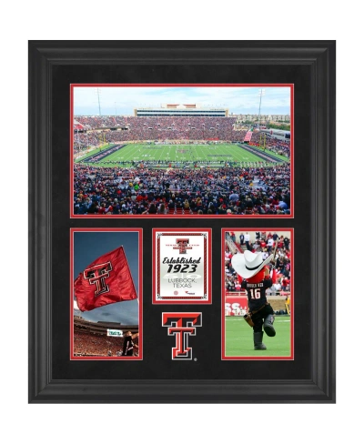 Fanatics Authentic Texas Tech Red Raiders Jones At&t Stadium Framed 20'' X 24'' 3-opening Collage In Multi