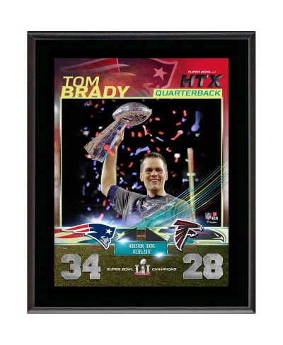 Fanatics Authentic Tom Brady New England Patriots 10.5" X 13" Super Bowl Li Champions Sublimated Plaque In Multi