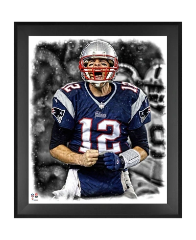 Fanatics Authentic Tom Brady New England Patriots Framed 20'' X 24'' In The Zone Photograph In Multi