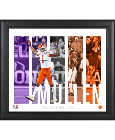 Fanatics Authentic Trayvon Mullen Clemson Tigers Framed 15" X 17" Player Panel Collage In Multi