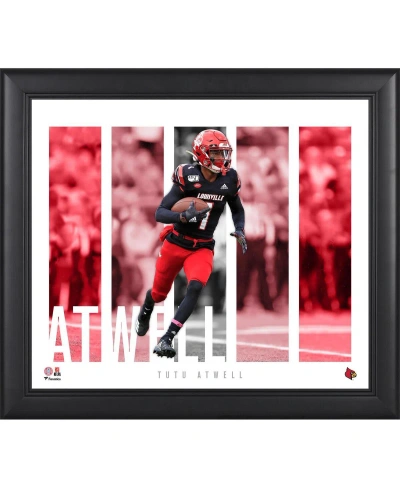 Fanatics Authentic Tutu Atwell Louisville Cardinals Framed 15" X 17" Player Panel Collage In Multi