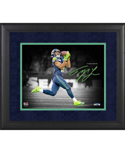 Fanatics Authentic Tyler Lockett Seattle Seahawks Facsimile Signature Framed 11" X 14" Spotlight Photograph In Multi