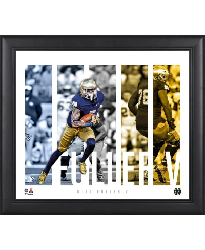 Fanatics Authentic Will Fuller Notre Dame Fighting Irish Framed 15'' X 17'' Player Panel Collage In Multi