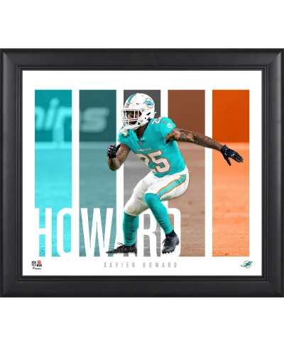 Fanatics Authentic Xavien Howard Miami Dolphins Framed 15" X 17" Player Panel Collage In Multi