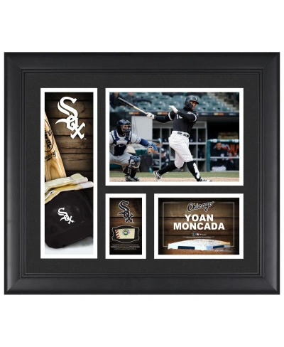 Fanatics Authentic Yoan Moncada Chicago White Sox Framed 15" X 17" Player Collage With A Piece Of Game-used Ball In Multi