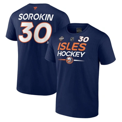 Fanatics Branded Ilya Sorokin Navy New York Islanders 2024 Nhl Stadium Series Authentic Pro Name & N
