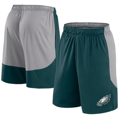Fanatics Branded Midnight Green Philadelphia Eagles Big & Tall Team Logo Shorts
