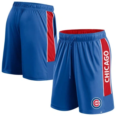 Fanatics Branded Royal Chicago Cubs Win The Match Defender Shorts
