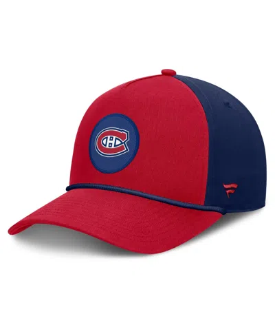 Fanatics Men's Red Montreal Canadiens Authentic Pro Rink A-frame Adjustable Hat