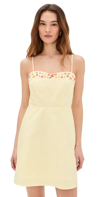 Fanm Mon Farah Dress Lemon Joy In Yellow