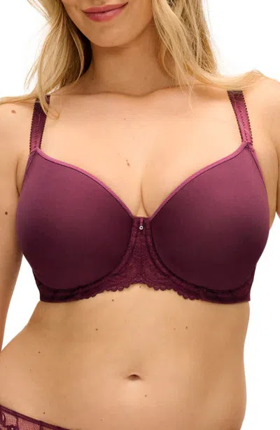 Fantasie Cesile Underwire Molded Spacer T-shirt Bra In Burgundy
