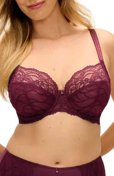 Fantasie Cesile Underwire Side Support Bra In Purple