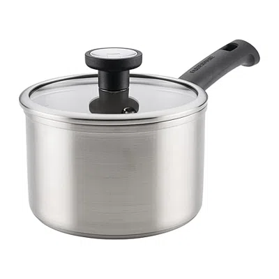 Farberware Truecook 2 Qt Stainless Steel Sauce Pan In Gray