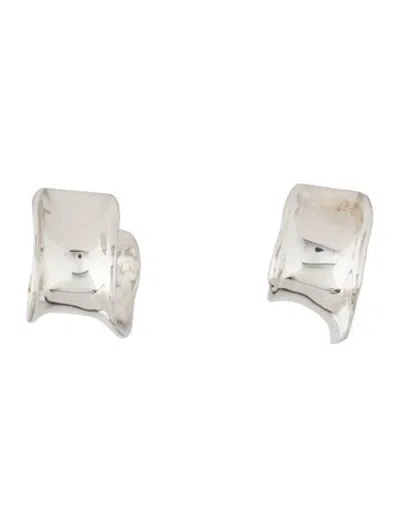 Pre-owned Faris Calamari Hoops Earrings In Multicolor