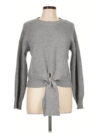 Pre-owned Fashion Pullover Sweater In Gray