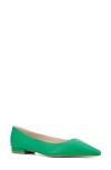 Fashion To Figure Bailey Flat In Green Smooth