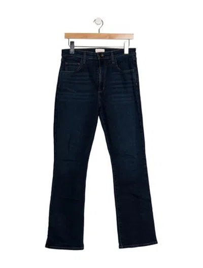 Pre-owned Favorite Daughter High-rise Flared Jeans In Blue