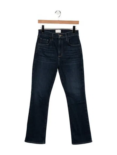 Pre-owned Favorite Daughter High-rise Flared Jeans In Blue