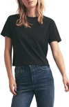 Favorite Daughter The Favorite Organic Cotton T-shirt In Black