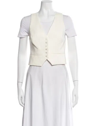 Pre-owned Favorite Daughter Vest In White