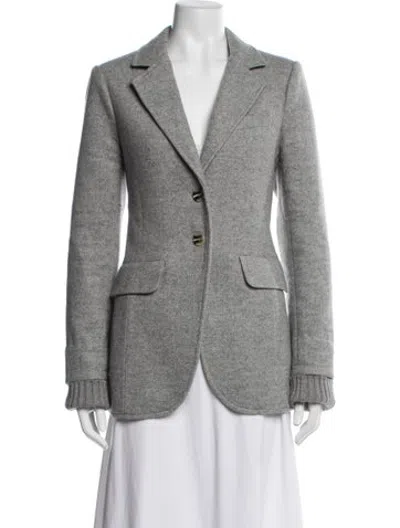 Pre-owned Favorite Daughter Wool Coat In Grey