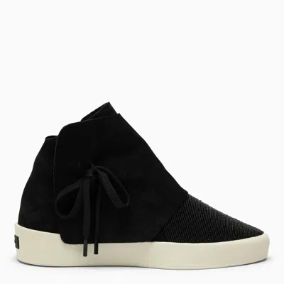 Fear Of God Moc Bead-detail Suede Trainers In Black